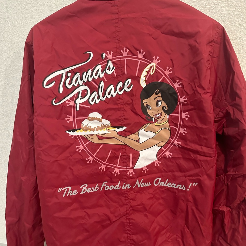 Maroon Disney princess Tiana lightweight jacket